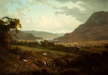 Eine Szene im Lake District